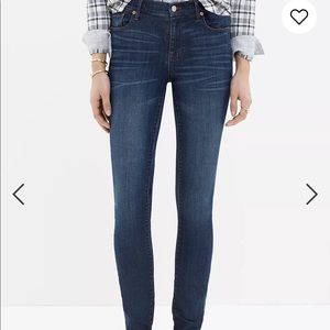 MADEWELL Women’s 27 “High Riser Skinny” Dark Wash Denim Jean